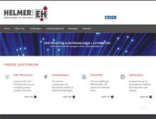 Tablet Screenshot of helmer-net.de